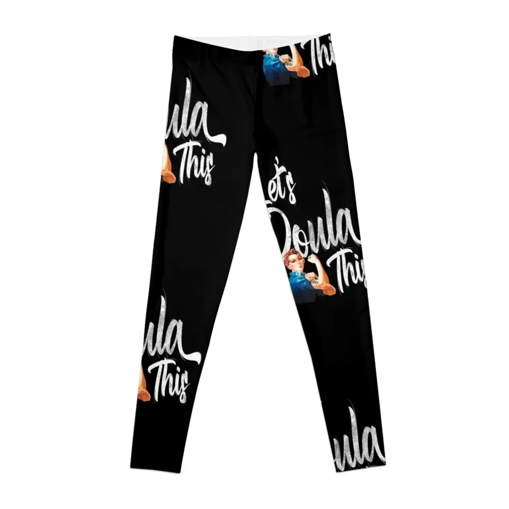 Vintage Lets Doula This Funny Midwife Doula Leggings Ropa deportiva para mujer Deportes para mujer para niñas Deportes para mujer Leggings