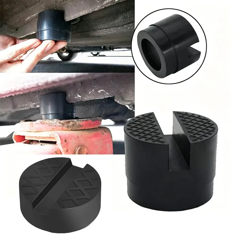 

1PC Wear-Resistant Jack Rubber Support Pad High/Short Durable Universal Car Lifting Floor Socket Adapter Slotted Frame Rail Pad