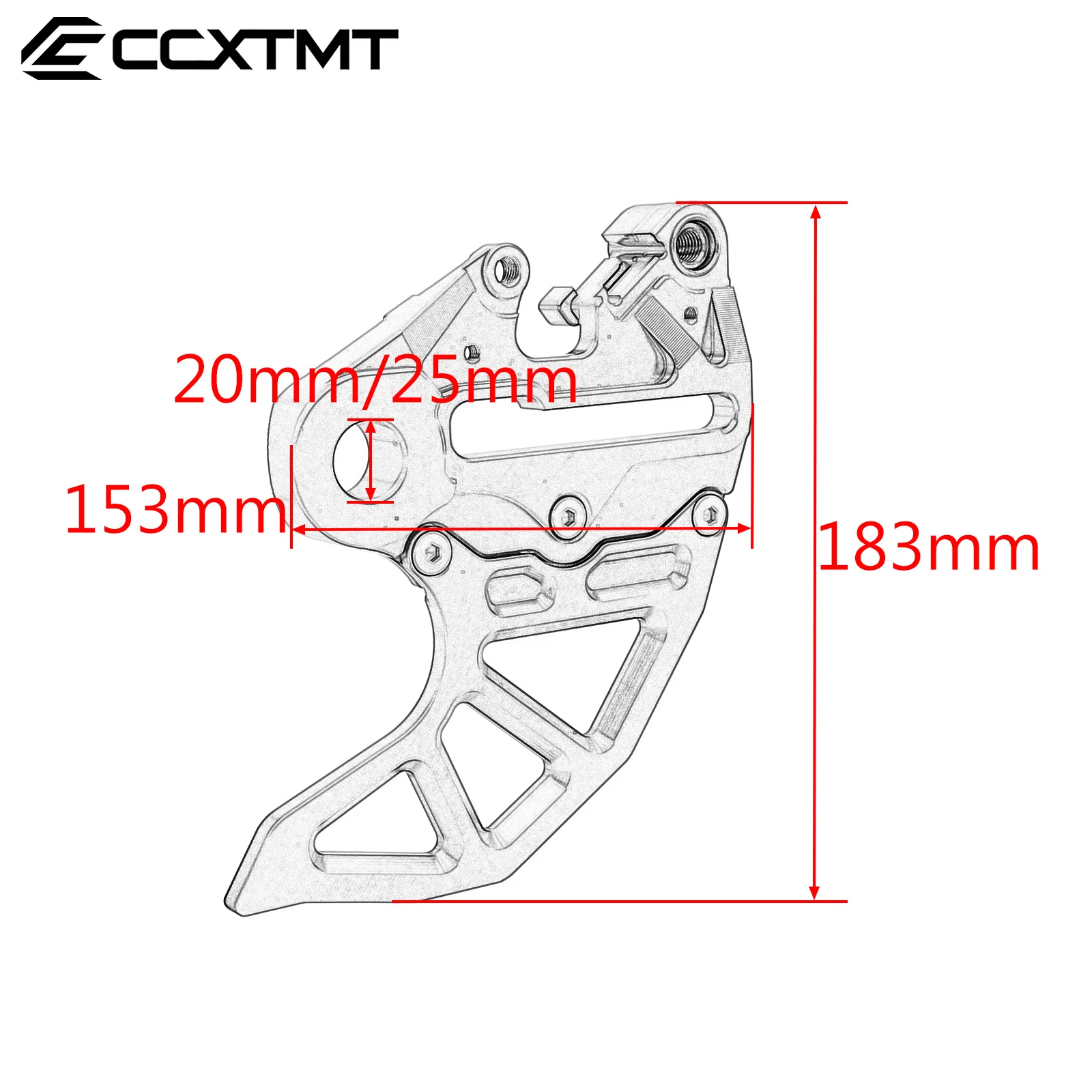CNC Rear Brake Disc Guard Cover Protector For KTM SX SXF XC XCF EXC 125-530 For GasGas EX MC 125-300 EXF MCF 250-450 2021-2023 view 2