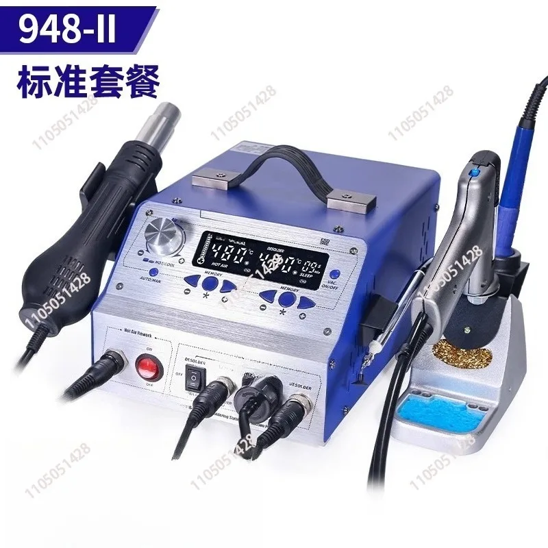Suction station for 948-II repair soldering iron and solder removal with suction pickup pen