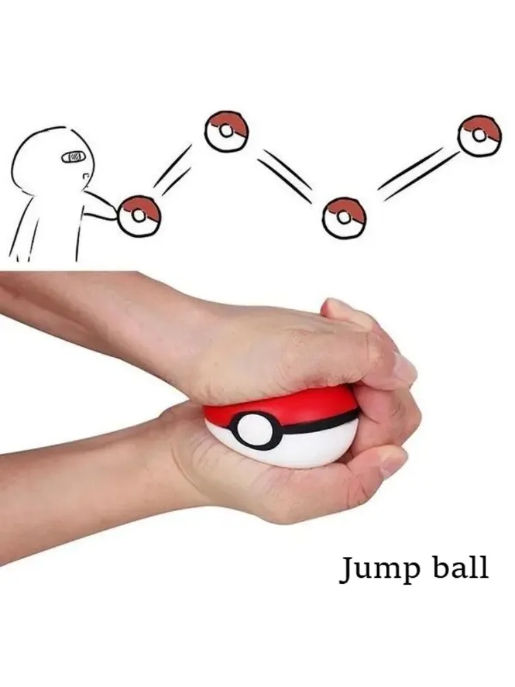 Piłka Pokémon Poké Ball 6cm 2026, piłka antystresowa, zabawna zabawka dla zwierząt, piłka do ćwiczeń dla psów, piłka do zabawy dla kota i psa, okrągła piłka, zabawka, prezent — 2