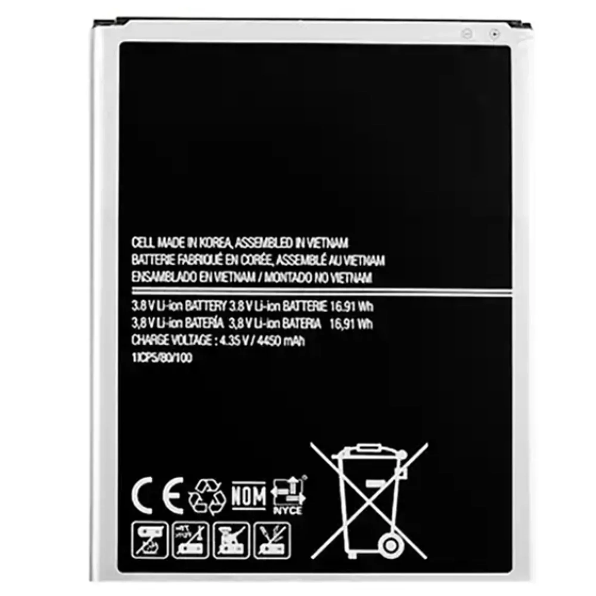 

EB-BT365BBC Battery For Samsung Galaxy Tab Active 2 SM-T360 SM-T365 SM-T360UD SM-T365F0 SM-T395 SM-T395C SM-T395N SM-T390