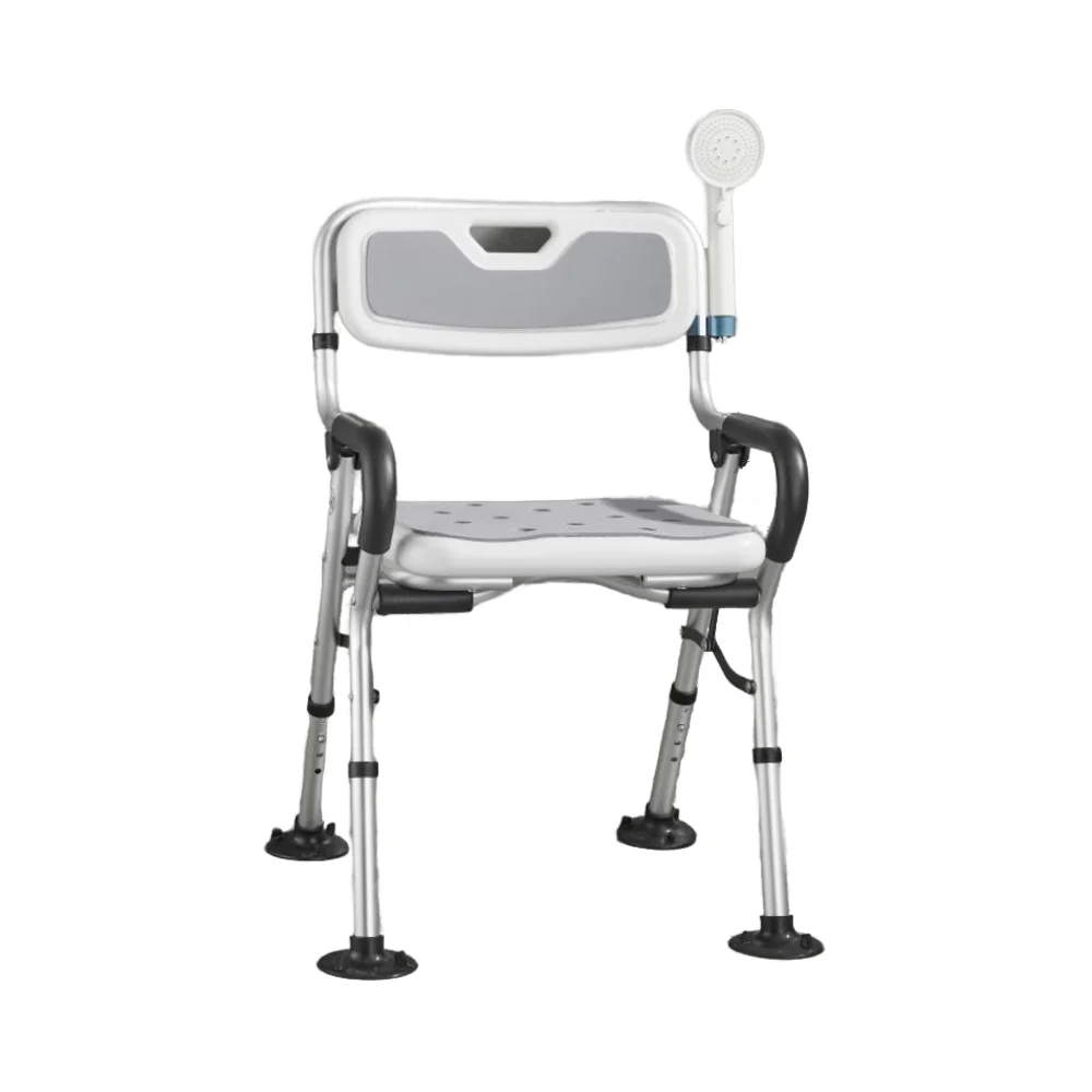 

Modern Design Adjustable Bath Shower Chairs Seat Elderly And Disabled Foldable Bathroom Furniture