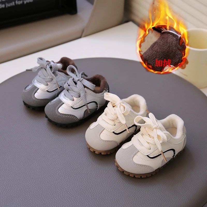 

Baby Toddler Casual Sneakers 2025 Autumn Girls Boys Flat Shoes Soft Sole Fashion Kids Casual Shoes Children Retro Walking Shoes