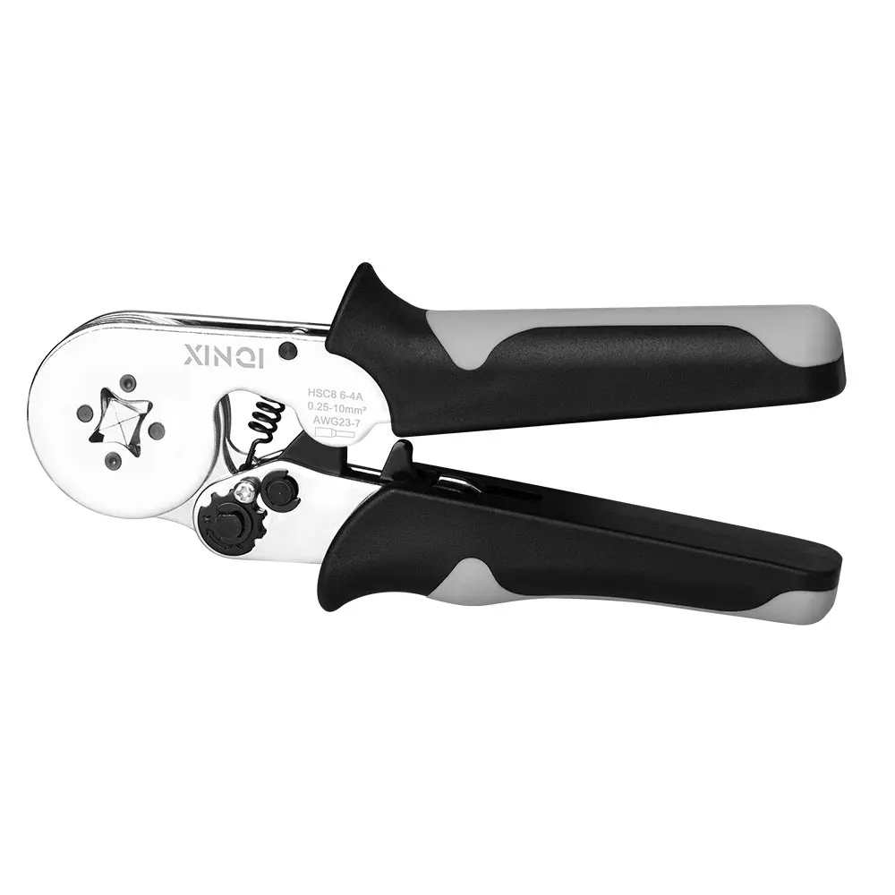 Narzędzia do zaciskania końcówek rurowych Mini szczypce elektryczne HSC8 6-4A/6-4 0,25-10 mm2 23-7AWG 6-6 0,25-6 mm2 Zestawy precyzyjnych zacisków