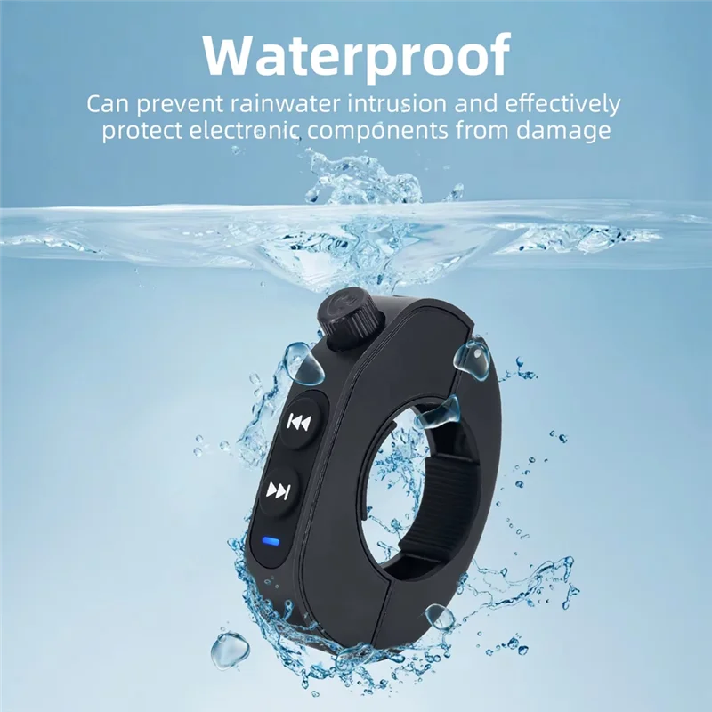 

A05U-Motorcycle Handlebar Bluetooth Remote, Wireless Media Controller, Waterproof Design For Biking