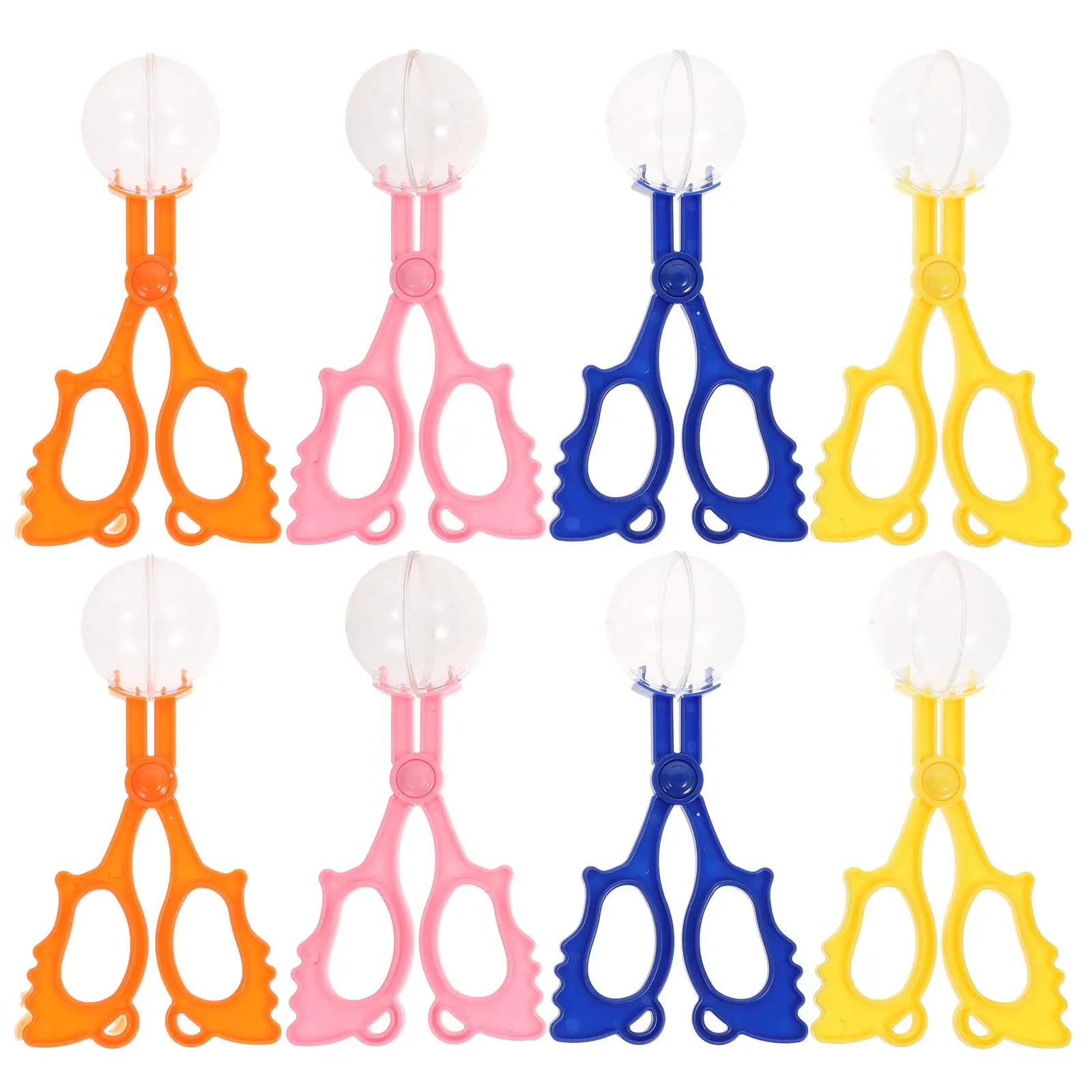 8 Pcs Insect Catch Scissors Kids Bug Tongs Tool Scooper Clamp Fun Educational Toy for Children Outdoor Exploration Camps Daycare