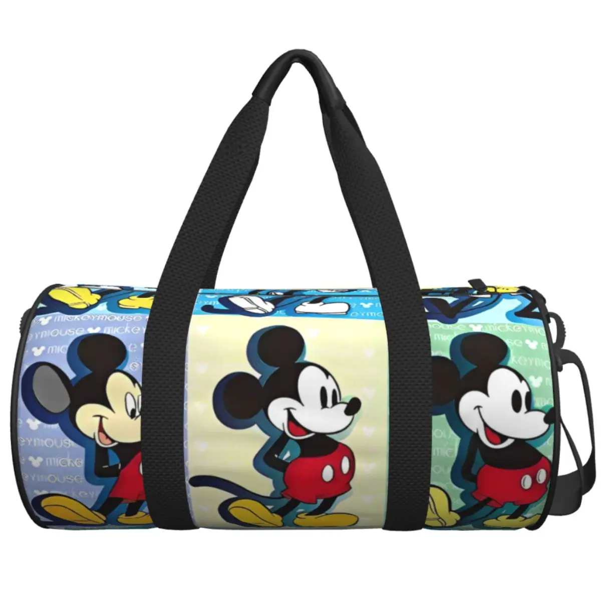 

Mickey Minnie Mouse Travel Bag Cute Cartoon Yoga Sports Bags Large Capacity Novelty Gym Bag Men's Custom Weekend Fitness Bag