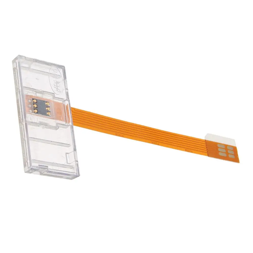 Transparent Durable Universal SIM Card Open Device Converter Big To Small SIM Card Adapter