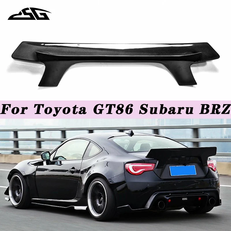 Carbon Fiber Rear Spoiler Tail Wing For Toyota GT86 Subaru Brz Rear Trunk Lip Diffuser Splitter 2012-2019 Body Kit