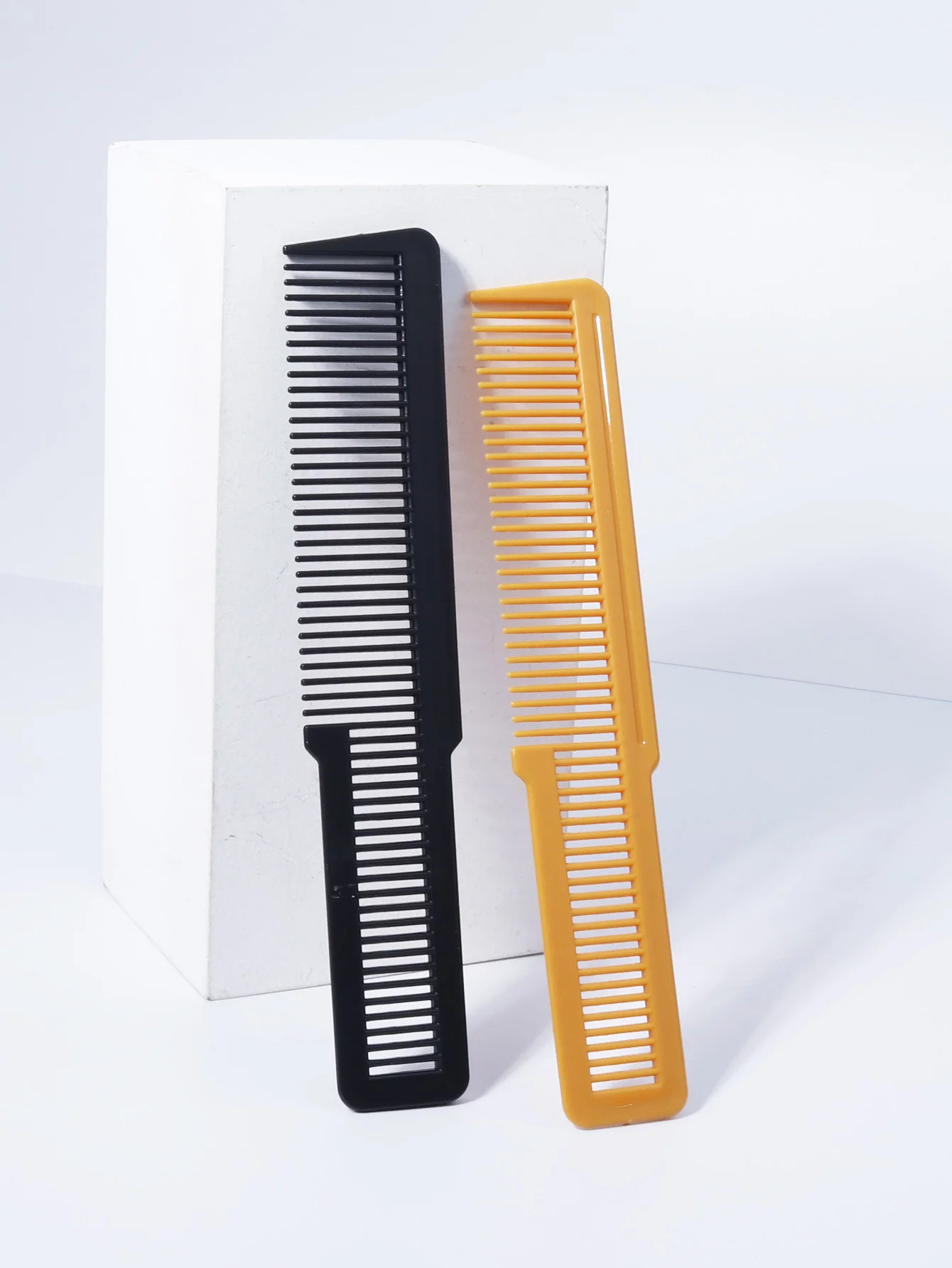 1pc plastic comb professional salon hair anti-static hair styling ultra-thin brush salon hair tool Special for real hair wigs