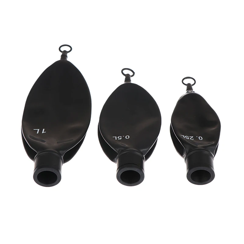 حقيبة تخزين هوائية لآلة التخدير على شكل حيوانات، حقيبة تخزين هواء الرئة المقلدة، حقيبة التنفس، التخدير، الدائرة التنفسية، أسود #3