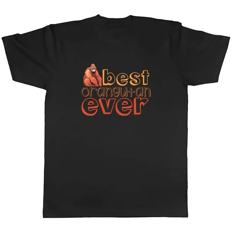 Best Orangutan Ever Mens T-Shirt Ape Mammal Conservation Tee Gift