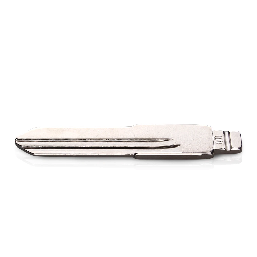 KEYYOU NO.01 Car Key Metal Blade Fit For VW Santana Jetta Golf for Audi 100 #01 Blank Key Replacement Uncut Blade Car-styling