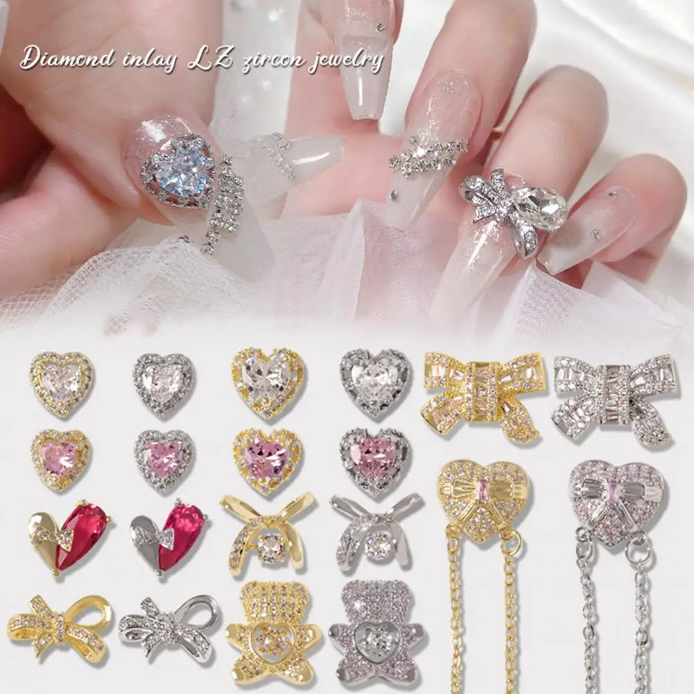 Nail Rhinestone Delicate 2 Colors Manicure Decor Dazzling DIY Manicure Decoration Nail Art Designs Nail Supplies