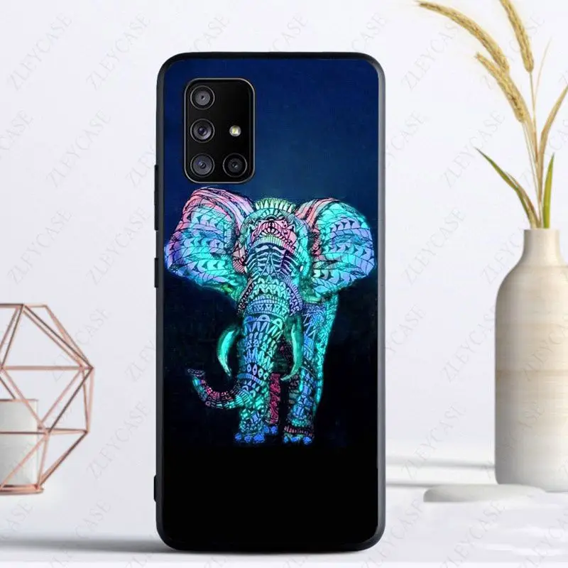 Indian elephant Phone Cover For samsung Galaxy A14 A53 A13 A12 A21S A30S A40 A22 A23 A32 A34 A50 A51 A52S A54 A70 A71 A73 case