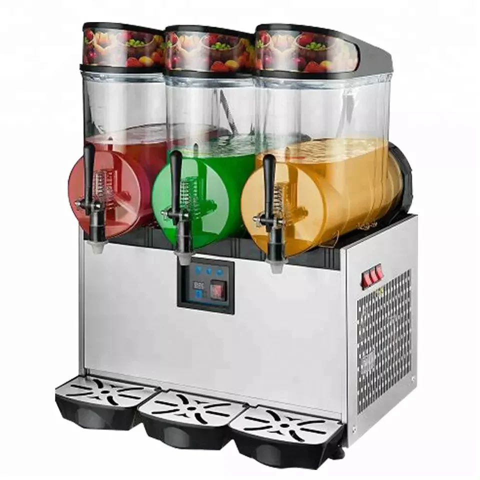 

Restaurant Tea Shop Commercial Use Ice Slush Machine Dongyi Slushie Machine with Single Double Triple Heads