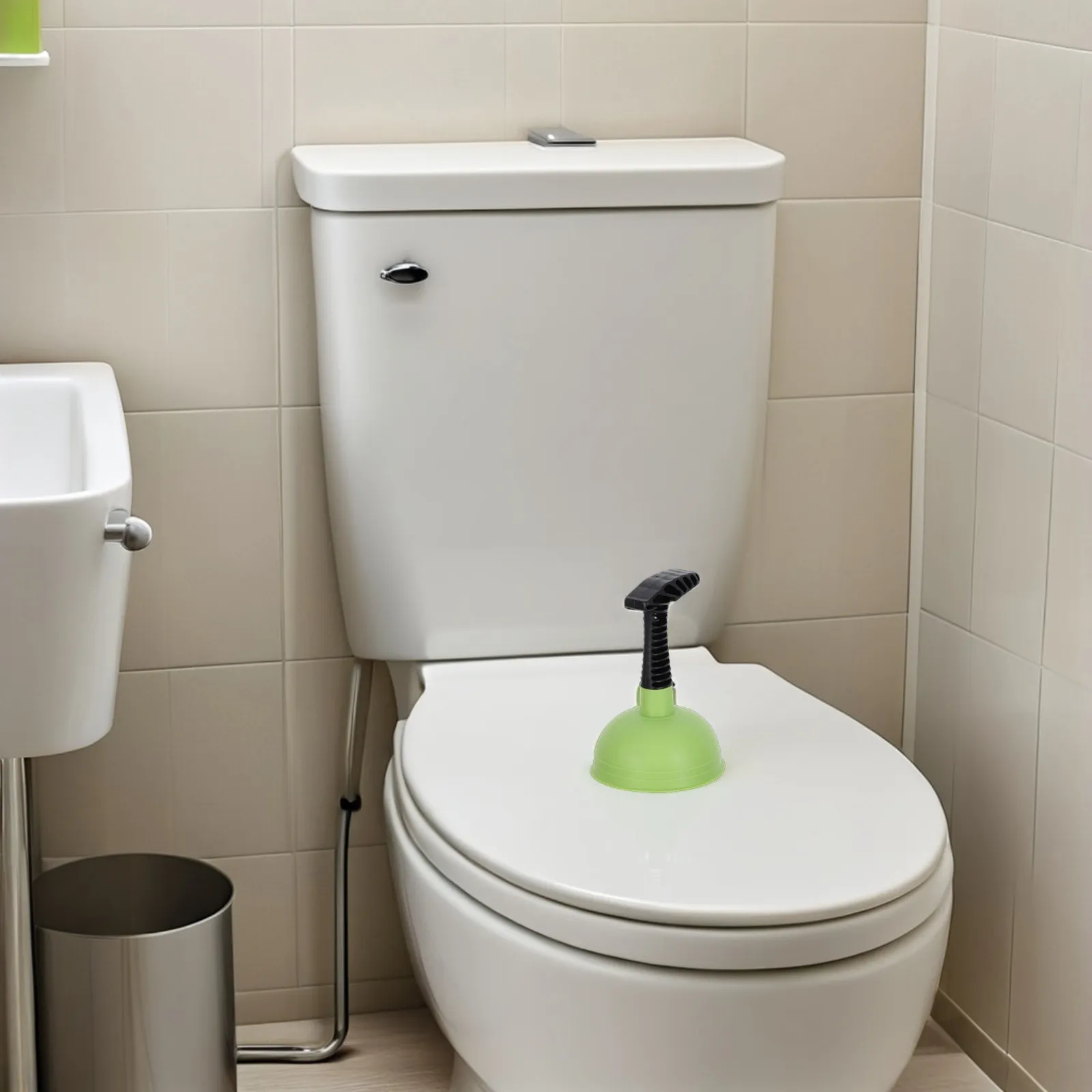

Mini Sink Plunger Short Handle Design Kitchen Bathroom Drain Plunger Suction Cup Clog Remover Tool for Sink Toilet Shower Drain