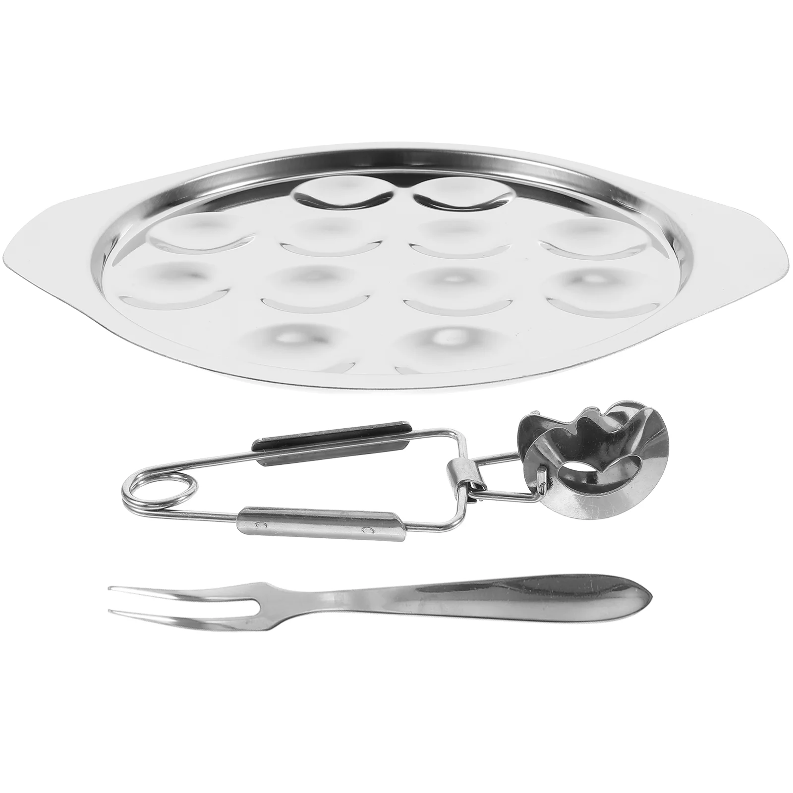 Tool Conch Cooking Tools Platters Mini Oven Stainless Steel Barbecue Snail Plate