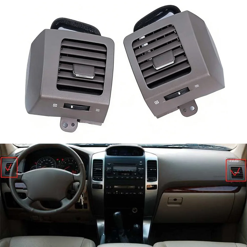 HVAC Grille Prado Air Vent Non-deforming Plug-and-play Installation For Toyota Prado 2003-2009 Car Air Conditioning Outlet