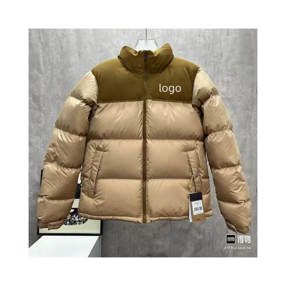 Tnf1996 giacca classica imbottita in cotone ricamata per uomo donna coppia inverno caldo alla moda allentato Parka