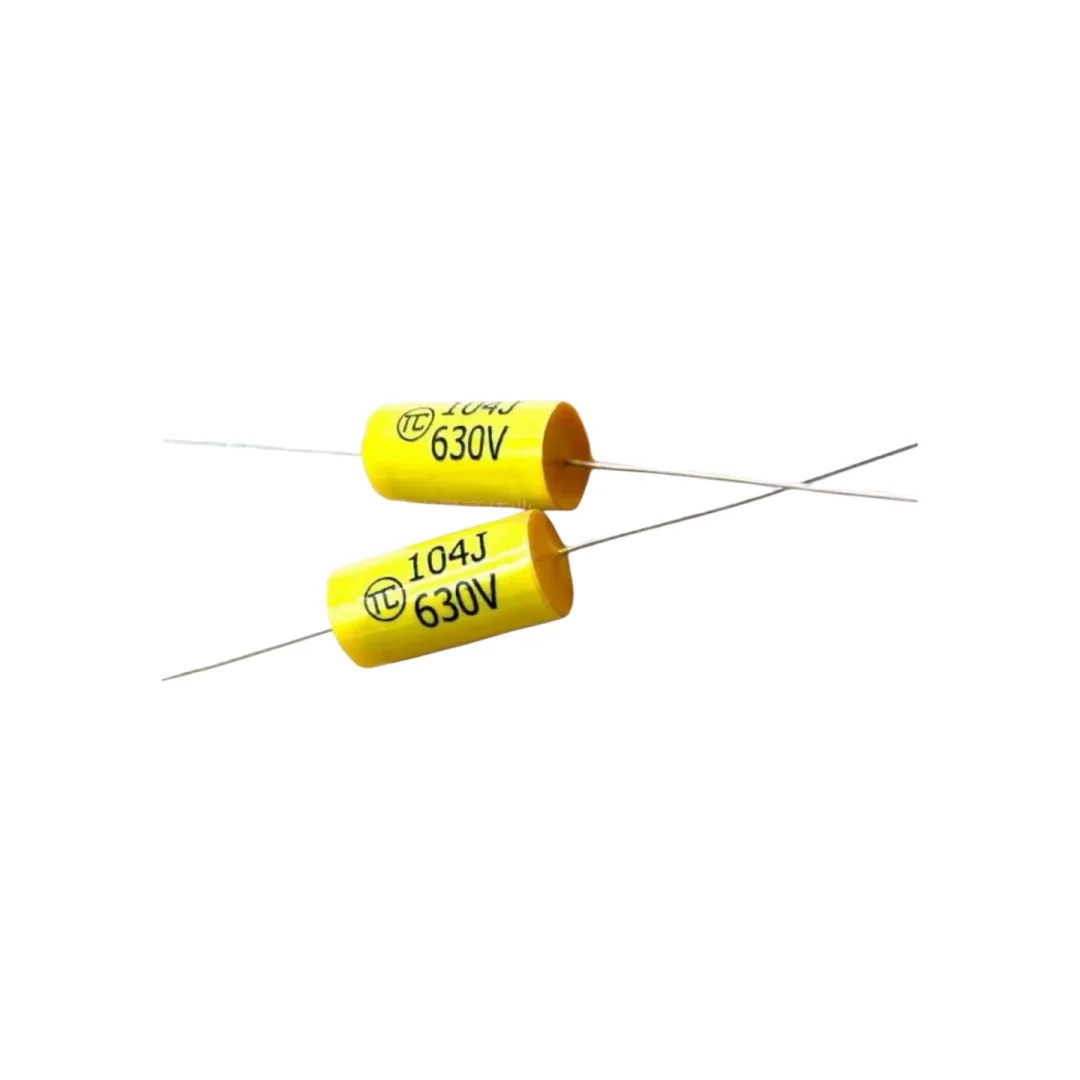 10pcs  CBB MKP 630V0.1UF 104 0.05UF/630V 503 5NF 100NF 630V 2J axial through-hole audio coupling non-polar thin film capacitor