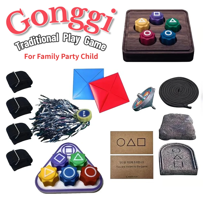 2025 חם מסורתי משחק משחק gongi ג 'ק אבן אבן להגדיר יד אימון אימון אימון מתח הקלה צעצוע gi gi gi משחק