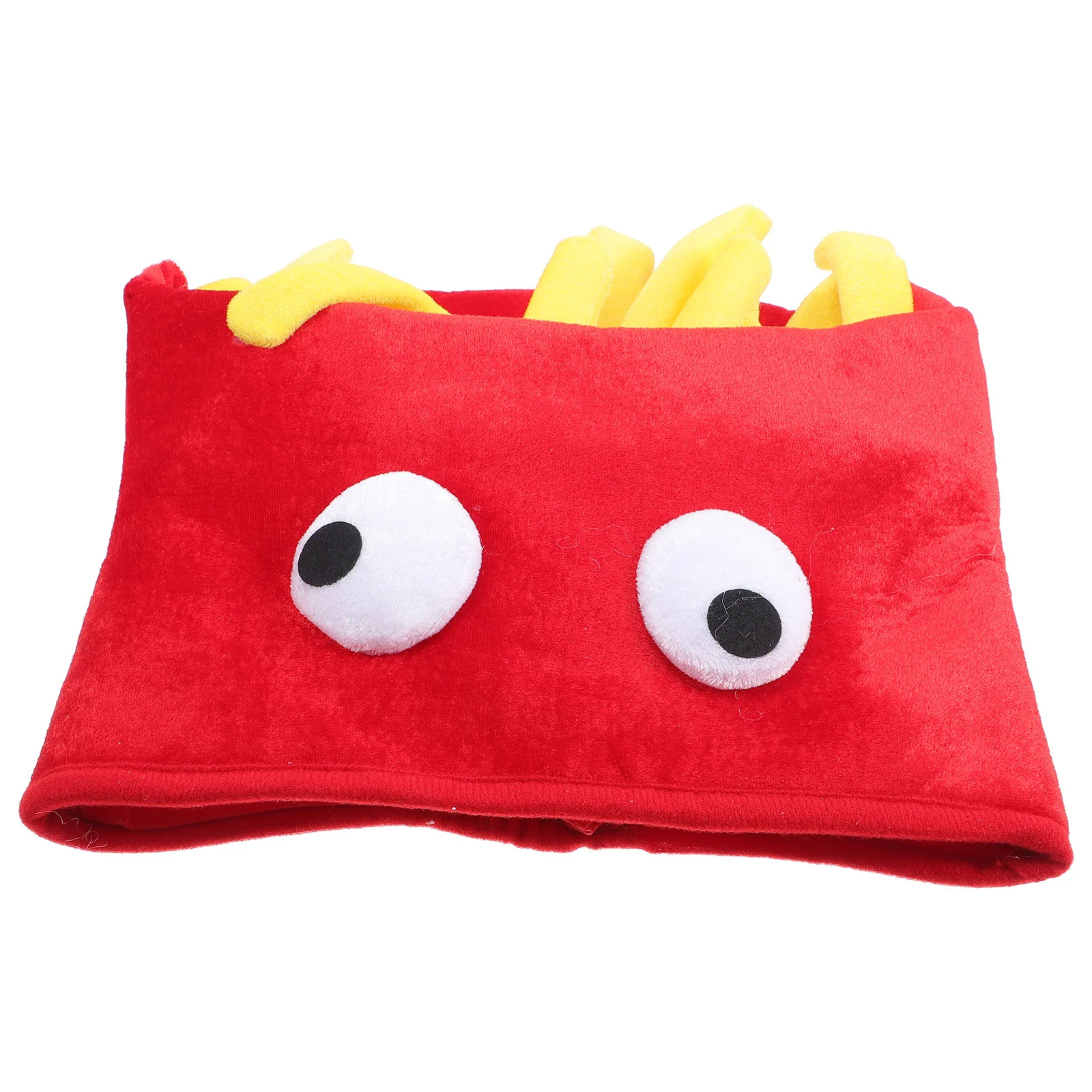 French Fries Hat Costume Funny Hats Gift Shape Cloth Party Prop Carnival Photo Headdress