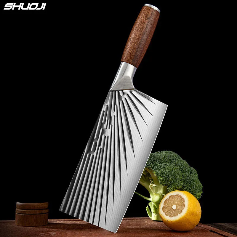 

8 Inch Germany Steel Kitchen Knife High Hardness Chef Chopping&Slicing Knife Meat Vegetable Cleaver Wood Handle Forged Knife