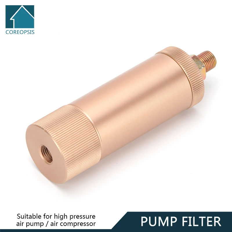 High-Pressure Pump Filter M10x1 Thread 40Mpa 400Bar 6000Psi Air Filtering Water-Oil Separator Air Compressor Filtering Element