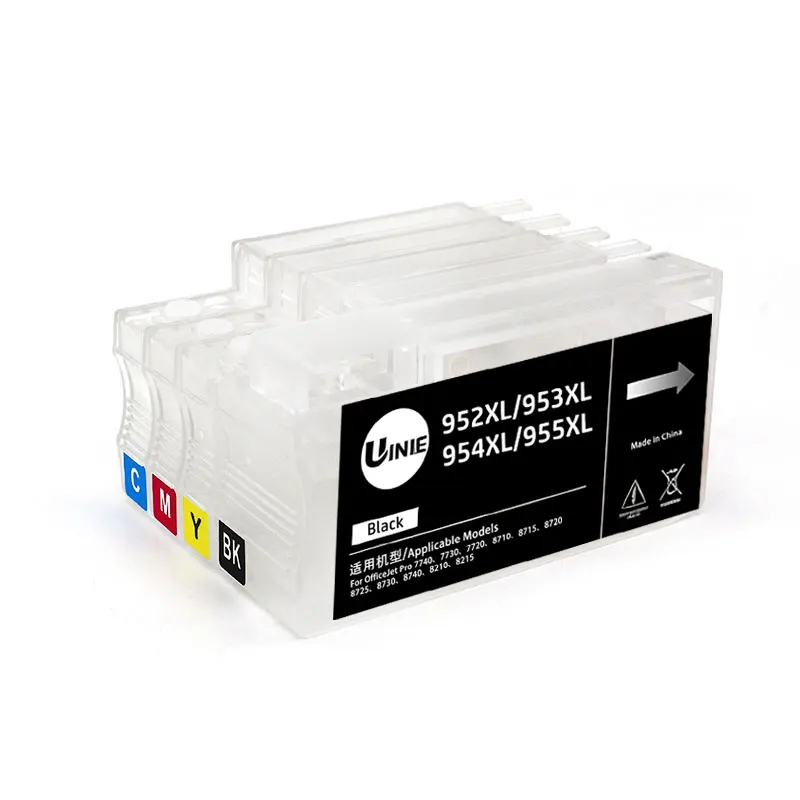 Cartouche d'encre de recharge pour imprimante HP 952 953 954 955 XL, avec puce ARC, pour imprimante HP 7720 7730 7740 8210 8216 8710 8718 8720 8730 8740