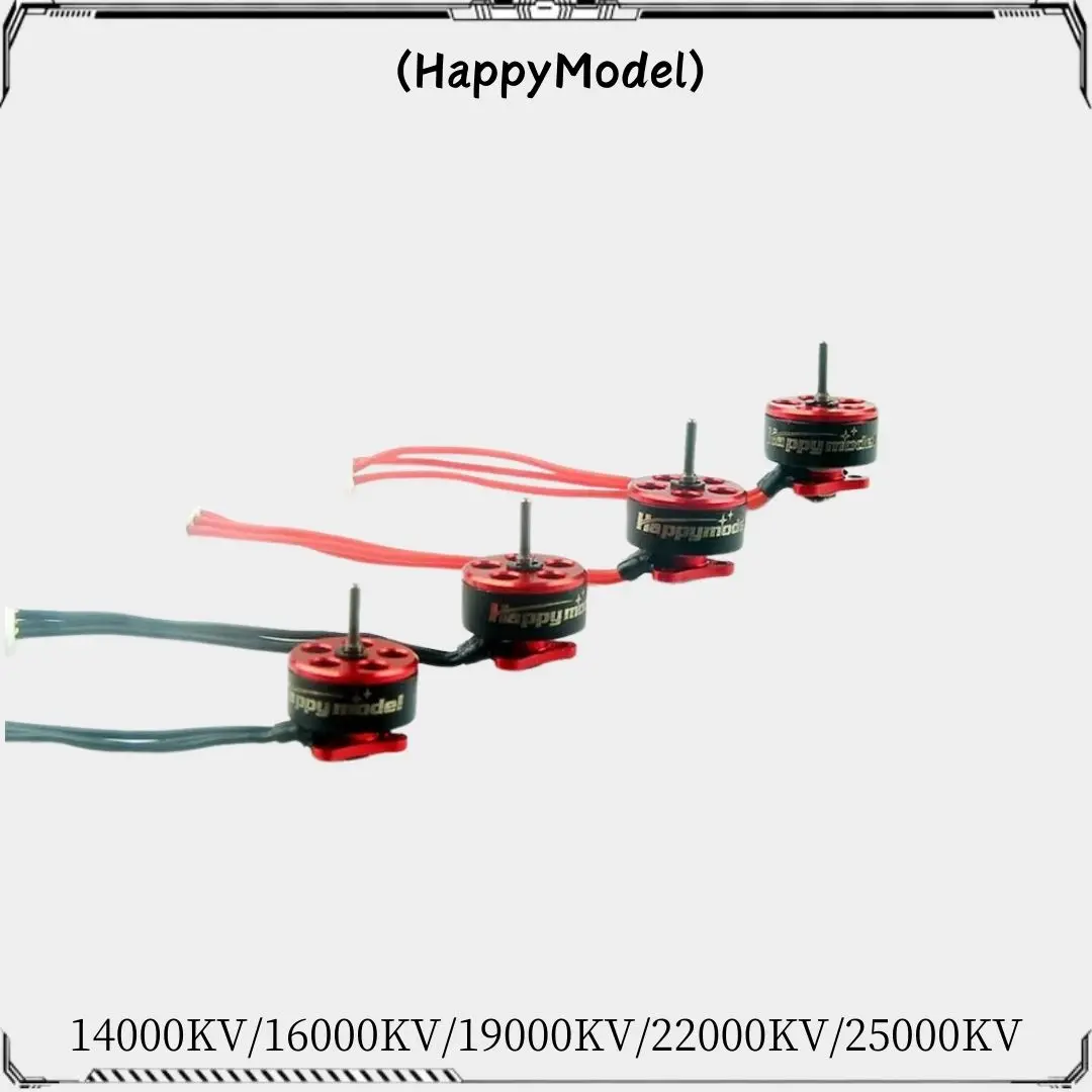 4PCS Happymodel New SE0802 1-2S 14000KV/16000KV 19000KV 22000KV 25000KV Brushless Motor Mobula7 Snapper7 RC Drone Multicopter