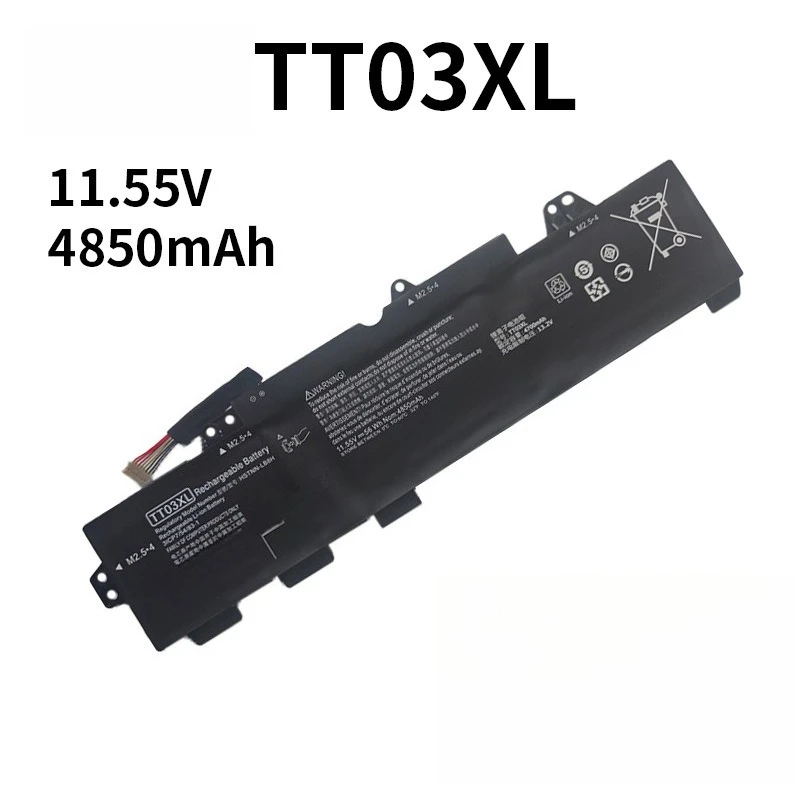 Premium Replacement Laptop Battery Compatible For HP 755 850 G5 G6 ZBook 15U G5 G6 TT03XL 11.55V 4850mAh Safe Durable Battery
