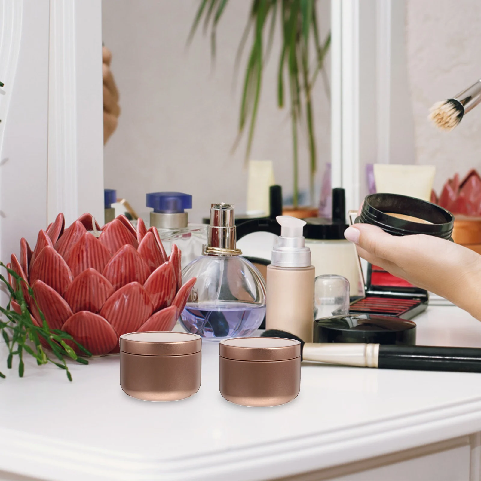 

12Pcs DIY Storage Boxes Tinplate Balm Jars Durable Holders Multipurpose Containers for Jewelry Sweets Craft