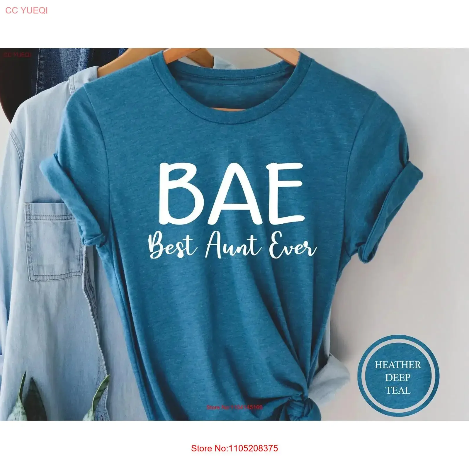 

Футболка BAE Best Aunt Ever, новая тетушка, чтобы быть любимым, как мама, только кулер, Рождество, винтажная, дышащая, слегка