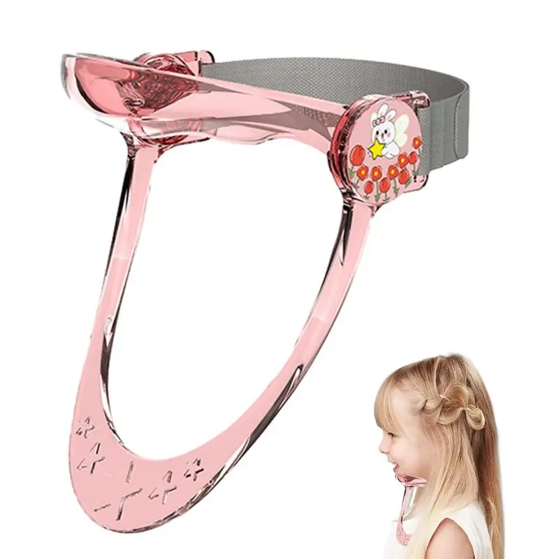 Comfortable Kids Posture Brace Adjustable Anti Bowing Support with Breathable Cervical Collar Correcting Neck Posture in Girls