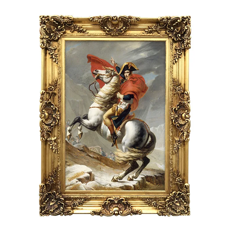 

Decorative painting American entrance hotel villa hanging painting European classical character oil painting mural