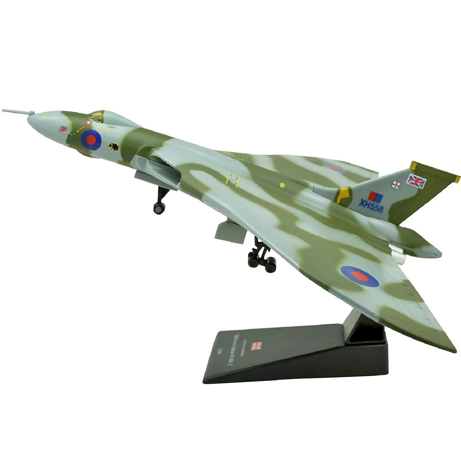 

Масштаб 1/144, Avro Vulcan Bomber, металлическая модель военного самолета, высокая имитация литья под давлением сплава, модель самолета, сувенирный дисплей