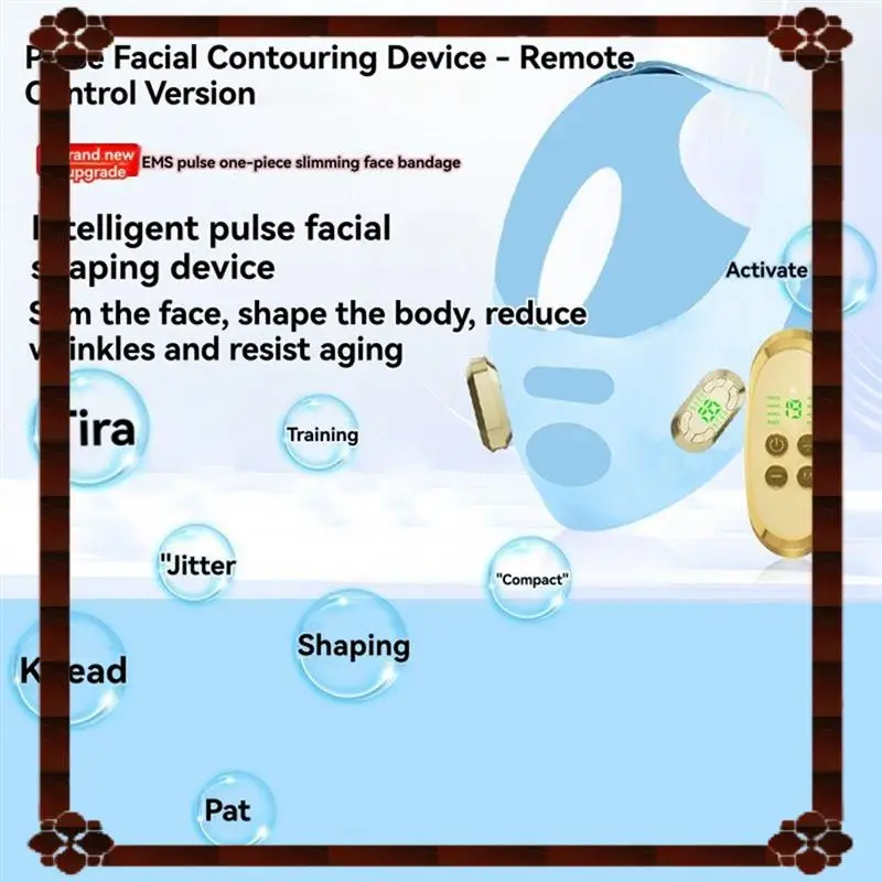 Vendaje Facial en forma de V, dispositivo de pulso EMS para reafirmante Facial, máquina de belleza, tratamiento de adelgazamiento Facial, entrega en 24 horas