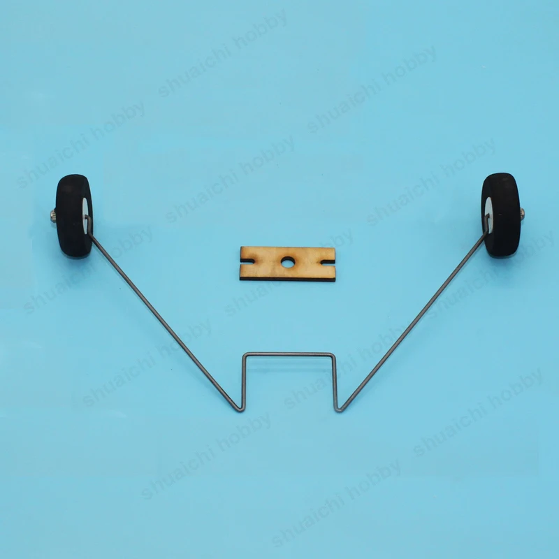 Train d'atterrissage avant léger en fil d'acier pour modèle de planeur Surfer X8, avec roue, pièce de rechange pour avion flottant à voilure fixe RC