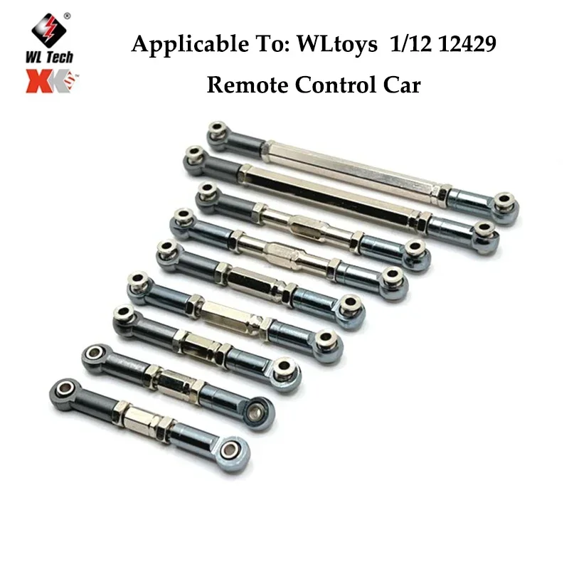 WLtoys-Kit de Piezas de Coche con Control Remoto, Piezas de Metal de Poste de Luz Principal 12429 Mejora Piezas MetalEngranaje Amortiguador Diferencial1/12