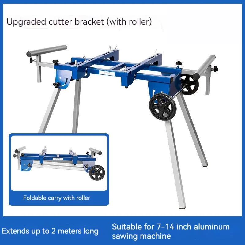 Imagem -06 - Bancada Woodworking Mesa com Suporte Móvel Portátil Lcutting Máquina Miter Saw Alumínio Stand