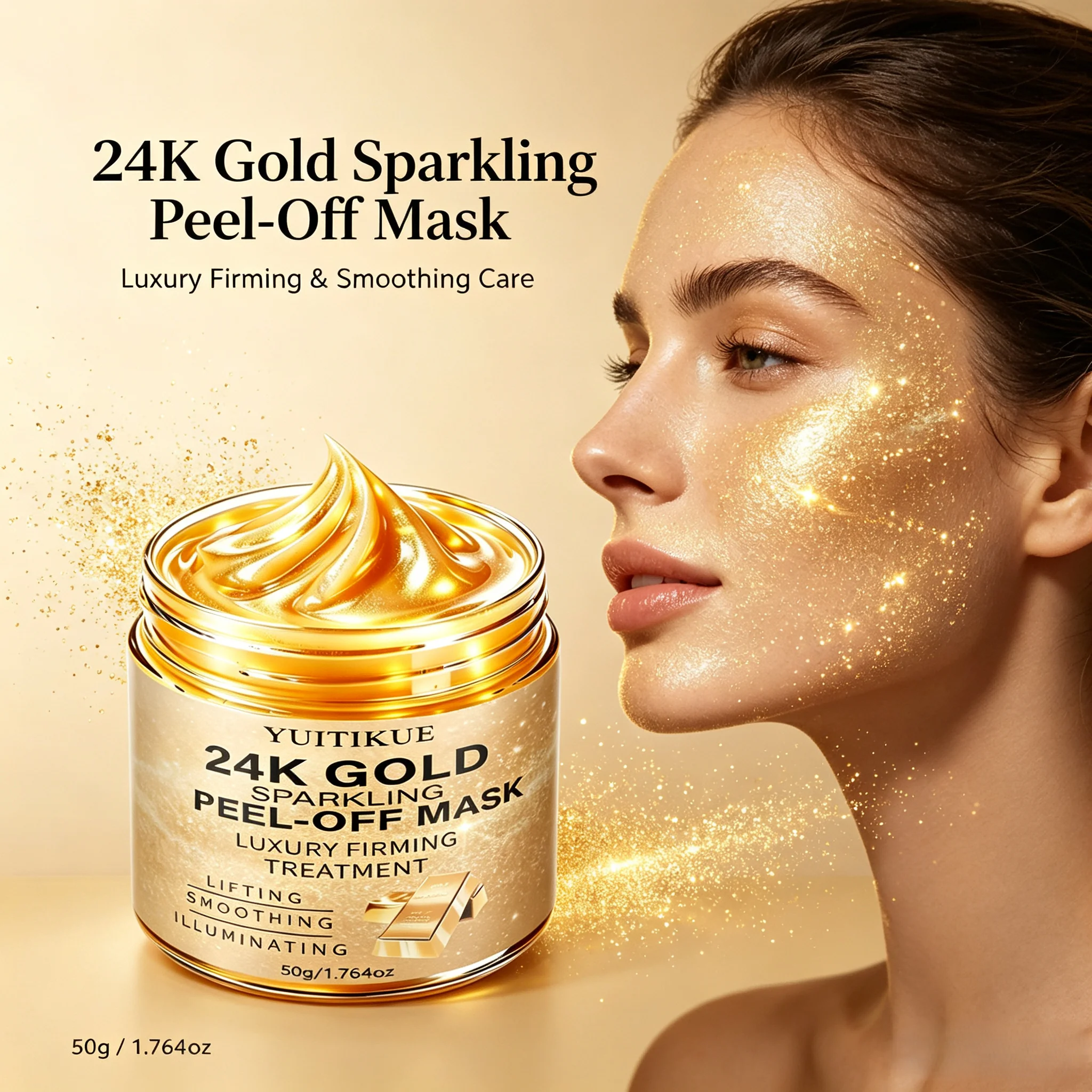 Luxury Skincare Treatments - YUITIKUE 24K Gold Peel Off Mask