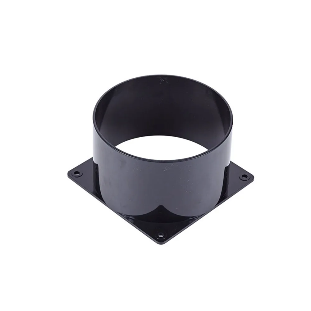 1pc Flange Connector 75-120MM ABS  Air Ventilation Adapter Wall Flange Connector Pipe Air Ducting Connection Exhaust Outlet