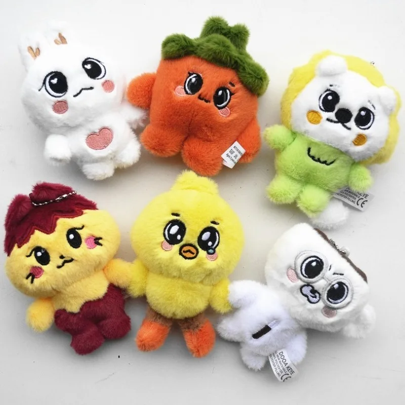 

12cm Kpop NMIXX Plush Doll Keychain MIXXFFY Pop-up Store Plushie Keyring Pendant Jiwoo Sullyoon Kawaii Stuffed Animal Toys SKZOO