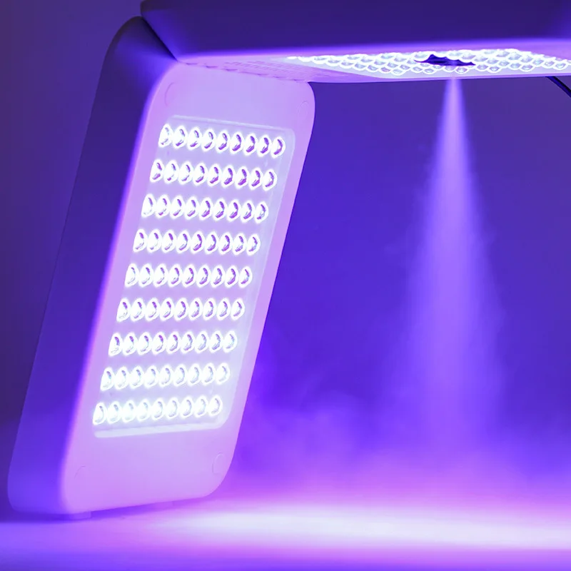 Red and Blue Light Spray Spectrometer LED 7-color Folding Beauty Mask Hydration Light Therapy Beauty Instrument