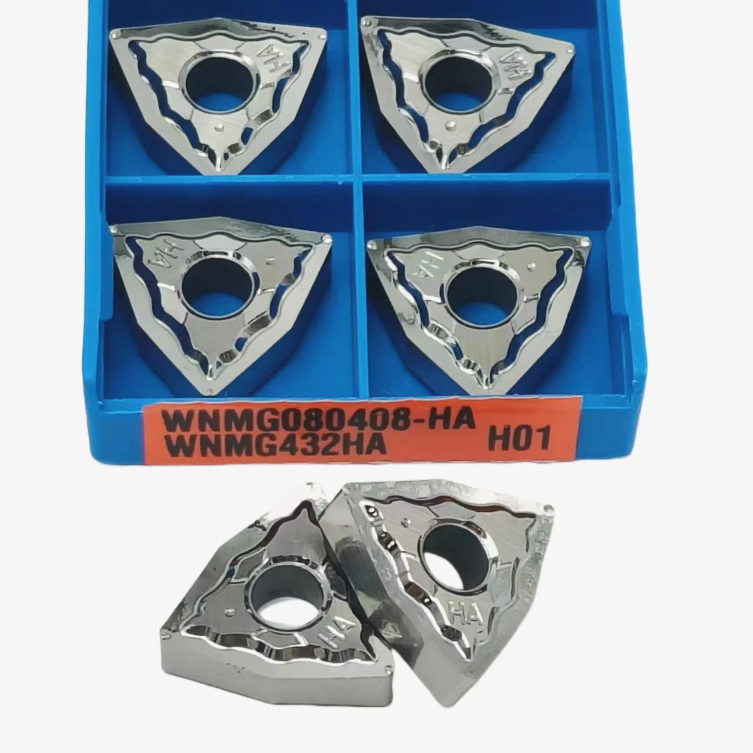 Lâmina de torneamento externo, Inserção de carboneto para alumínio, Peças Torno, Cortador CNC, MWLNR, WNMG080402 WNMG080404 WNMG080408 HA H01