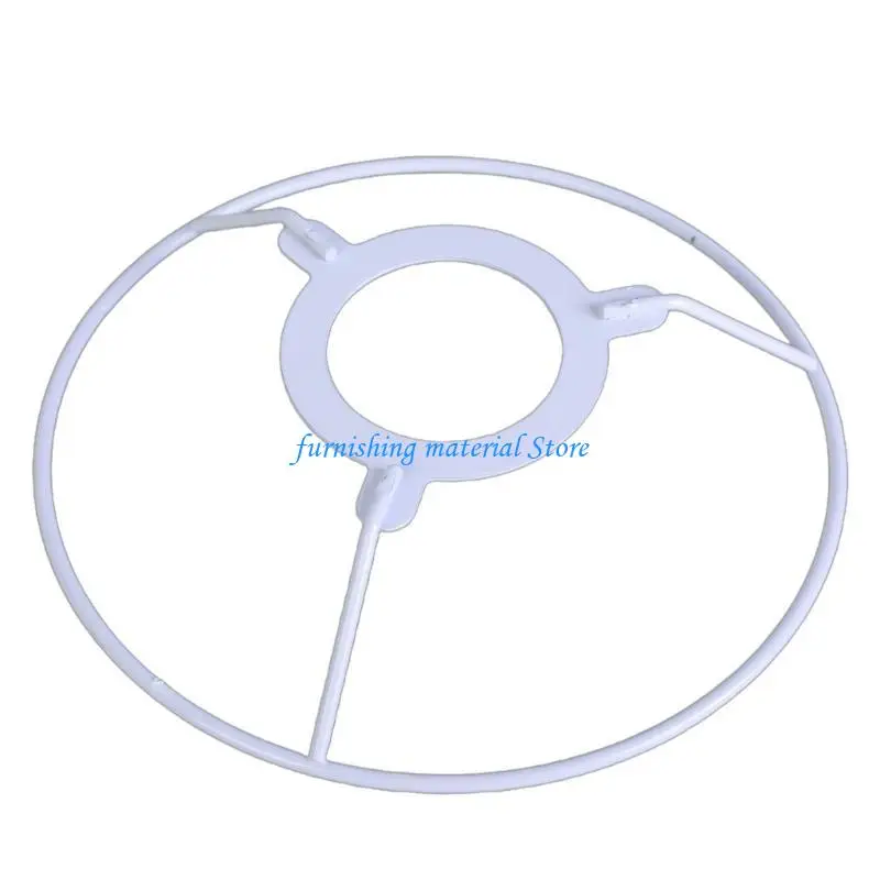 

Y5GD Lamp Shade Rings Ceiling Light Frame Lamp Shade Holder Round Metal Rings Support Fitting Frame Shade Accessories