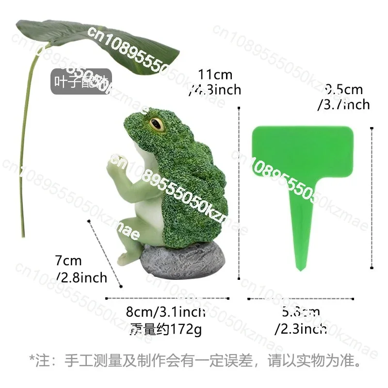 Suitable for frog ornaments, gardens, animal landscapes, ponds, rockeries, resin landscaping decorations