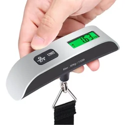 50kg 10g Digital Scale Electronic Balance Kitchen Luggage Hanging Scale Weight Suitcase Travel Scale Baggage Bag Weight Tool